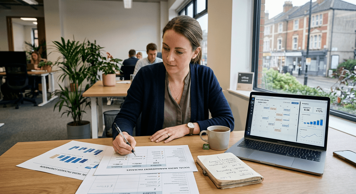 5 social media packages with clear pricing for growing UK businesses in 2026